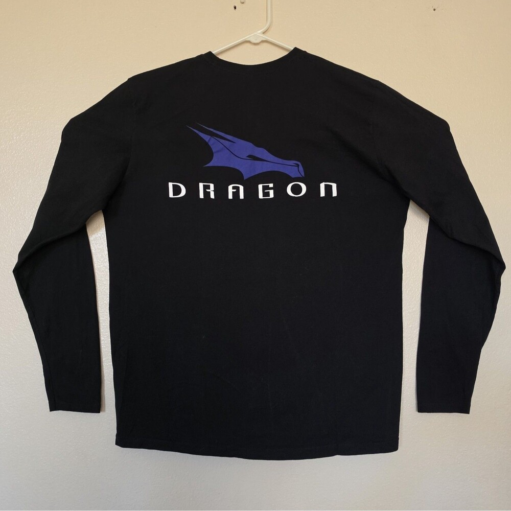 SpaceX Dragon XL Long Sleeve T-Shirt Spacecraft Space Program NASA Elon Musk